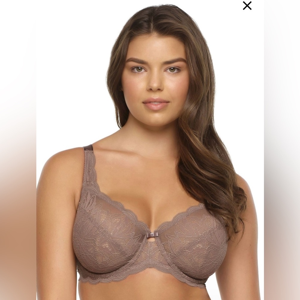 Felina Peridot Unlined Lace Bra NWOT